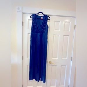 Vince Camuto Large Royal Blue Jumpsuit